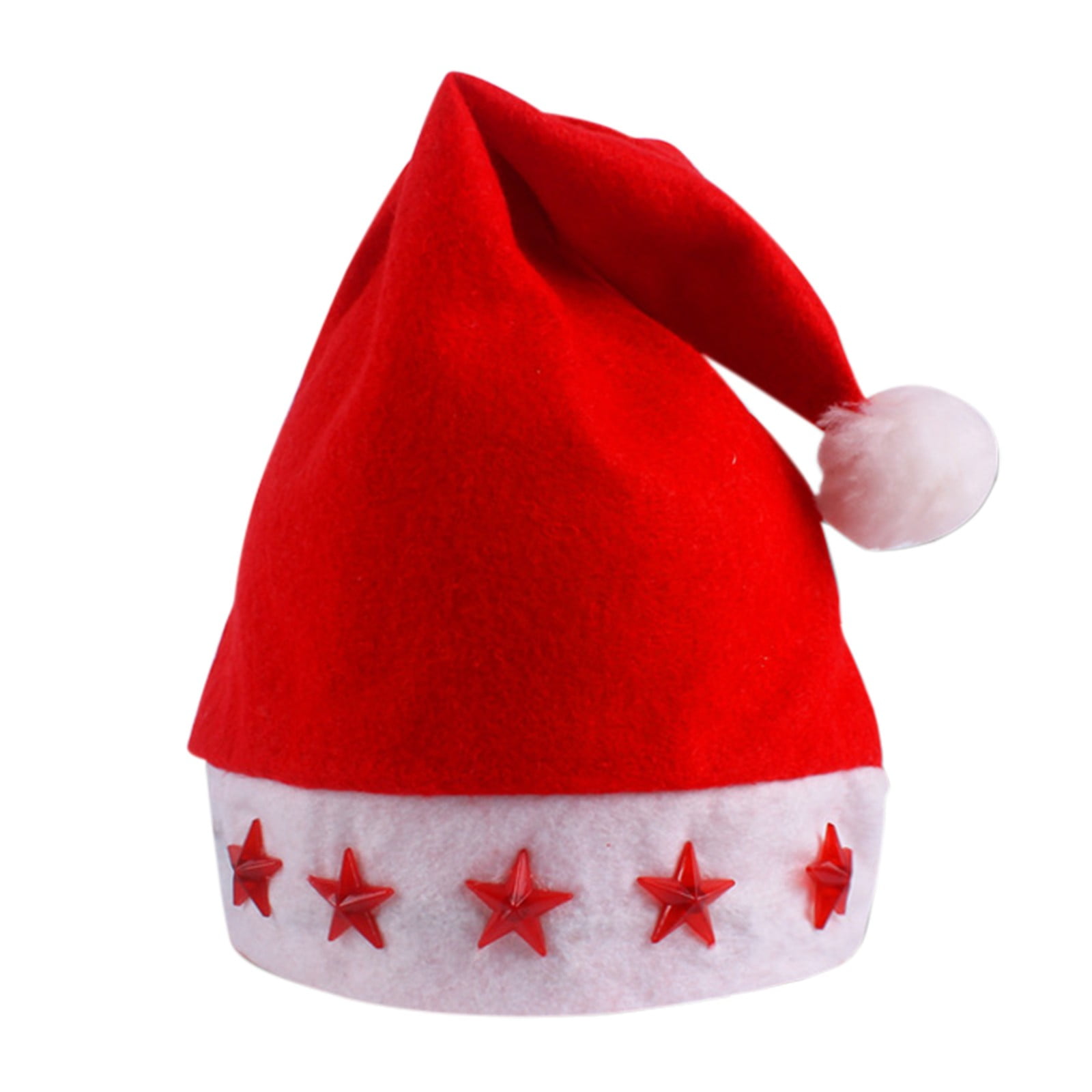 Ionze Home Decorations Christmas Santa Hat Adult Classic Red Christmas 