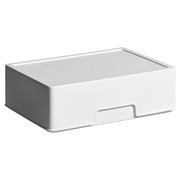ionze Home Textiles Multifunctional Desktop Drawer Storage Box Organize and Easy to Store with Lid Home Textile Storage （D）