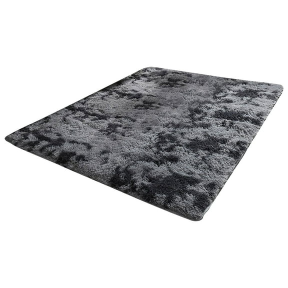 ionze Home Textiles Soft Indoor Shaggy Modern Area Rugs Fluffy Living Room Carpets for Children Bedroom Home Decor Rug Carpet （Dark Gray）