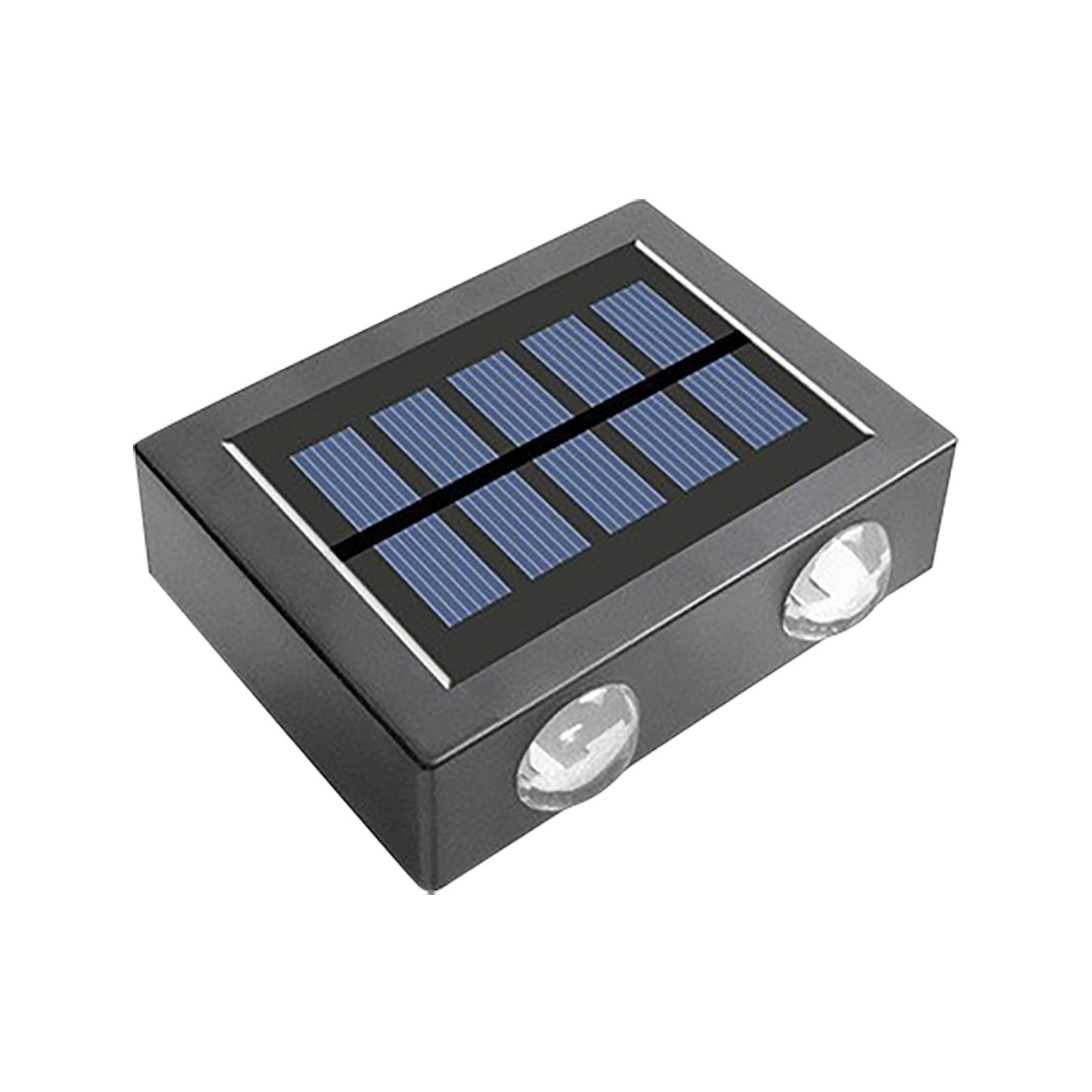 ionze Kitchen Accessories Outdoor Solar Lamp New Multi Functional Solar Up and Down Light Wall Lamp Outdoor Garden Decorative Wall Lamp Outdoor Wall Lamp Night Light Kitchen Supplies （White）