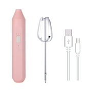 ionze Kitchen Tools Electric Egg Beater Cake And Mixer Handheld Milk And Foam Machine Coffee Brewing Kitchen Accessories （Pink）