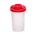 thumbnail image 1 of ionze Salt and Pepper Shakers Moisture Proof 1 PC Large Salt Shaker to go Camping Picnic Outdoors Kitchen Lunch Boxes Travel Spice Set Clear with Red Covers Lids Plastic Airtight Dispenser, 1 of 2