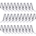 thumbnail image 1 of ionze Tools Tablecloth Clips 30 Packs Clips Flexible Stainless Steel Table Cloth Cover Clamps Table Cloth Holders Ideal for Picnics Graduation Party House Tools Set （Silver）, 1 of 5