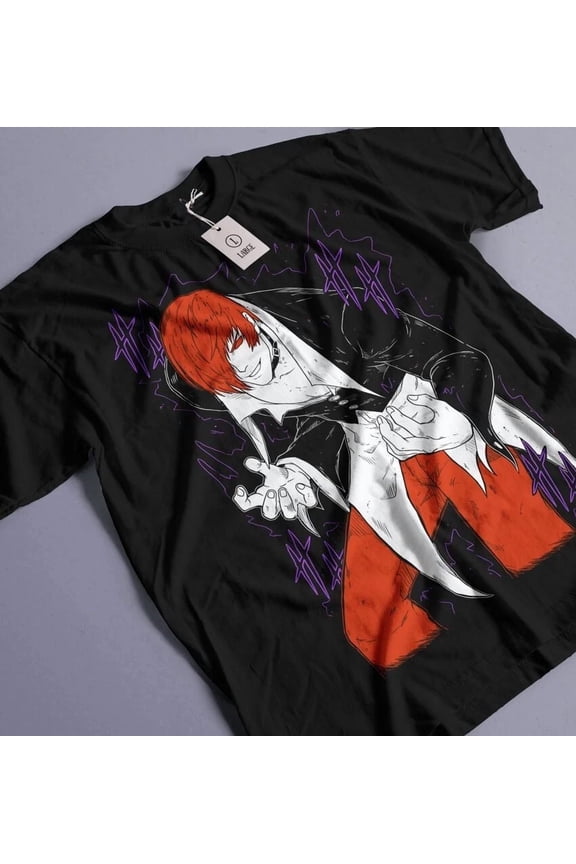 iori King Of Fighters T-Shirt Fatal Fury kf2 Anime Gift Shirt All Size