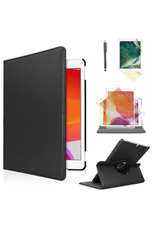 ipad 9th Gen case for Model MK2K3LL/A MK2L3LL/A MK2N3LL/A, MK2P3LL/A, iPad 10.2 inch 7th / 8th Gen - 360 Degree Rotating Protective Stand Cover Auto Wake Sleep