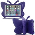 thumbnail image 1 of ipad2/3/4 Kids Case ipad2/3/4 3D Cute Butterfly Case for Kids Light Weight EVA Stand Shockproof Rugged Heavy Duty Kids Friendly iPad Cover for Girl ipad2/3/4 (Purple), 1 of 4