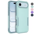 thumbnail image 1 of eBizWare For iphone 17 Air Case, Heavy Duty Rugged Shockproof Phone Case [Military Grade Drop Tested] Dual Layer Full Body Protective Bumper for Apple iphone 17 Air - Mint Green, 1 of 8