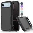 thumbnail image 1 of For iphone 17 Air Case, Shockproof Heavy Duty Rugged Cell Phone Case for iphone 17 Air Cover, Tekcoo Military Grade Full Body Protection Dual Layer Sturdy Durable Cute Bumper - Black, 1 of 8