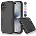thumbnail image 1 of For iphone 17 Case, Shockproof Heavy Duty Rugged Cell Phone Case for Apple iphone 17 Cover, Tekcoo Military Grade Full Body Protection Dual Layer Sturdy Durable Cute Bumper - Black, 1 of 7