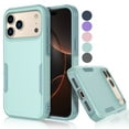 thumbnail image 1 of For iphone 17 Pro Case, Shockproof Heavy Duty Rugged Cell Phone Case for Apple iphone 17 Pro Cover, Tekcoo Military Grade Full Body Protection Dual Layer Sturdy Durable Cute Bumper - Mint, 1 of 8