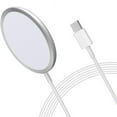 thumbnail image 1 of iphone Mag-safe Compatible Wireless Charger – Magnetic Charger for iPhone 12, 12 Mini, 12 Pro, 12 Pro Max – Sleek White Design, 1 of 4