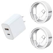 Iphone 14 Fast Charger[MFI Certified]  Dual Port USB C +USB A Wall Charger Adapter with 10ft Lightning Cable Compatible for IPhone 14/13/12/Mini/ Pro/Pro Max/SE 2020/11/Pro Max/XS/XS Max/XR/8P