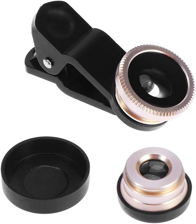 iplusmile 3 in 1 Phone Camera Lens Kit, Fisheye Lens 180 Degree Macro