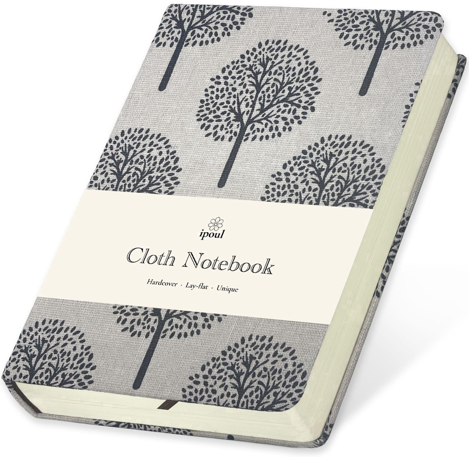 ipoul B6 Small Notebooks 5x7, Linen Cloth, Hardcover, Lay Flat, Ruled ...