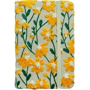 ipoul Pocket Notebook for Women, A6, Mini, Hardcover, 4x6, Small, Lined Notebook & Sketchbook, Apricot Yellow.