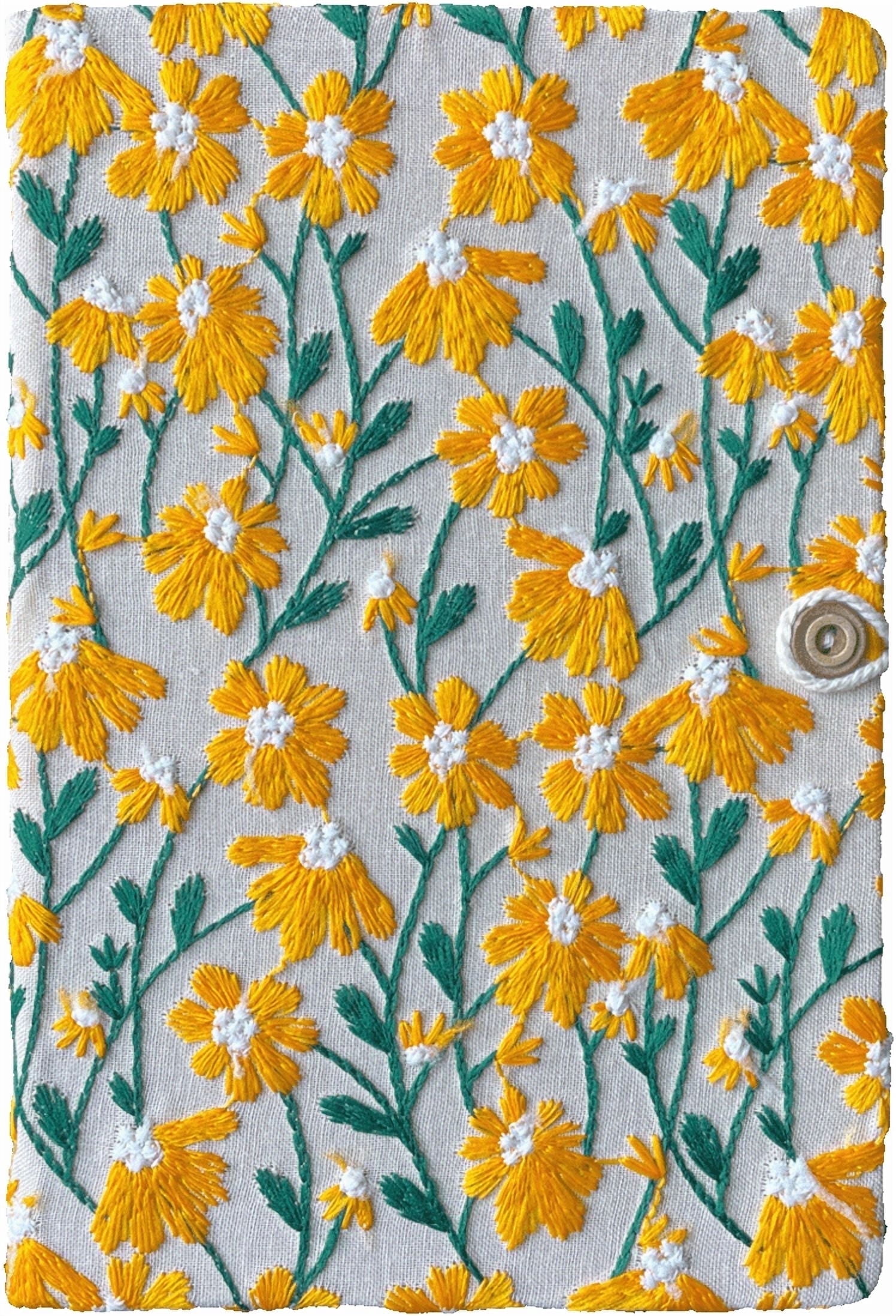 ipoul Daisy Gift, Flower Journal, Beautiful Journals for Women, Notebook 8"x6", Hardcover, Lay Flat, A5 Sketchbook, Yellow Daisy
