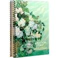 thumbnail image 1 of ipoul Large Spiral Notebook, B5, 8x10, Big, Hardcover, Lay-flat, Lined, Van Gogh Roses, 1 of 8