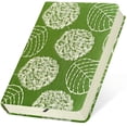 thumbnail image 1 of ipoul Mini Notebook, Hardcover Journal, A6, 4x6, Lined & unlined Sketchbook, Cute, Pocket, Green Leaf, 1 of 8