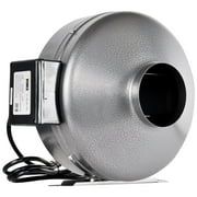 ipower 12 inch 1060 cfm inline duct ventilation fan hvac exhaust blower for grow tent, grounded power cord