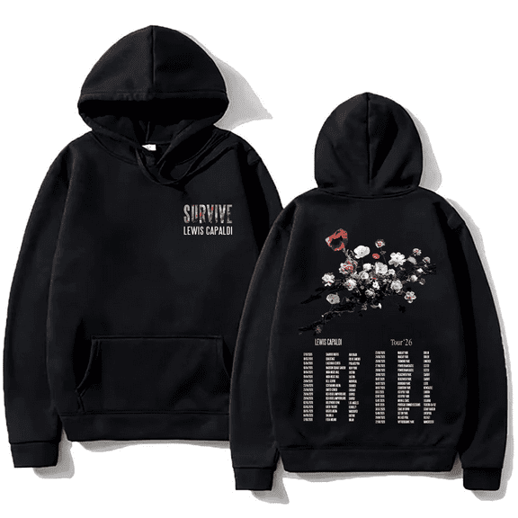 ipzHeJ Lewis Capaldi Tour 2026 Hooded Sweatshirts for Men Women Long Sleeve Casual Hooded Autumn and Winter Pullover XXS-4XL