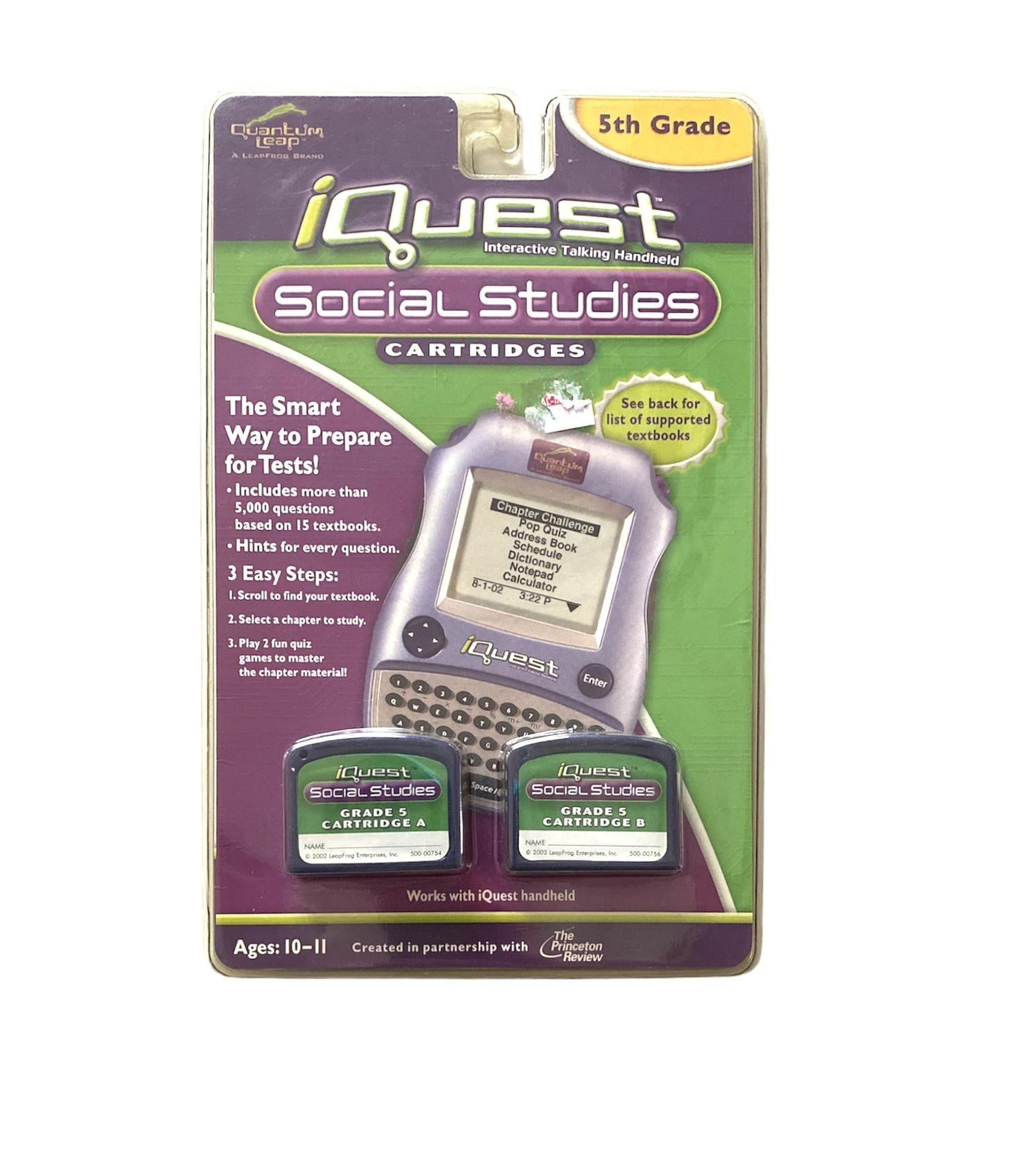 iquest cartridge: 5th grade social studies with one cartridge 