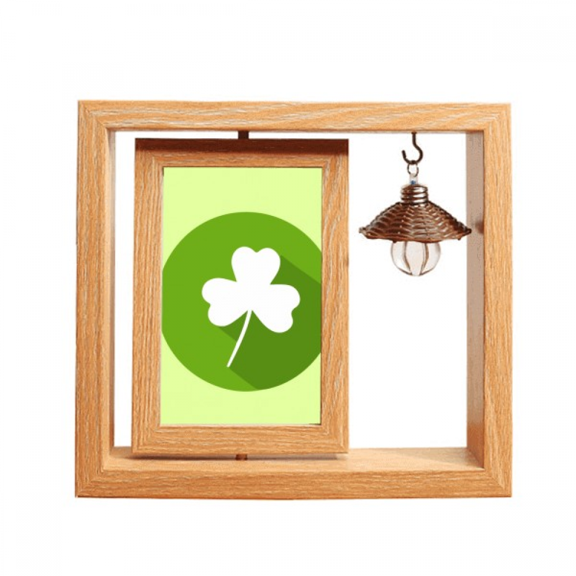 irish national day green Wooden Rotating Picture Photo Frame 4x6