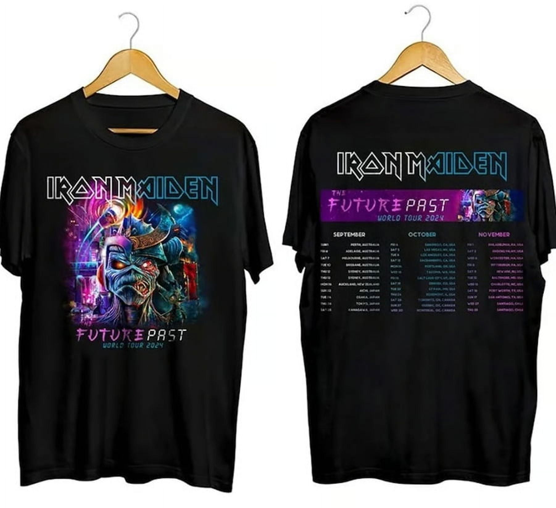 iron Maiden The Future Past World Tour 2024 T Shirt