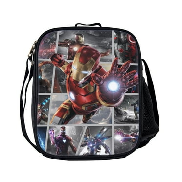 iron man Insulated Take Out Lunch Box Bag Tote For Men Women