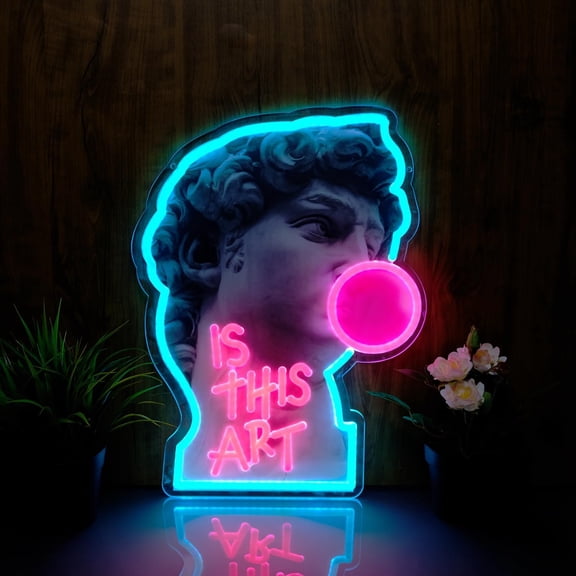 is This Art Neon Sign Night Light for Bar Club Hotel Pub Cafe Wedding Birthday Party Gifts
