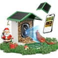 thumbnail image 1 of isYoung Smart Bird Feeder with Camera, 2.5K QHD, AI Identify 16000+ Birds,Dual Solar Panel, AI Auto-Capture & Motion Detection, IP65 Weatherproof,170° Field of View, Perfect Bird Watching Gift, 1 of 9
