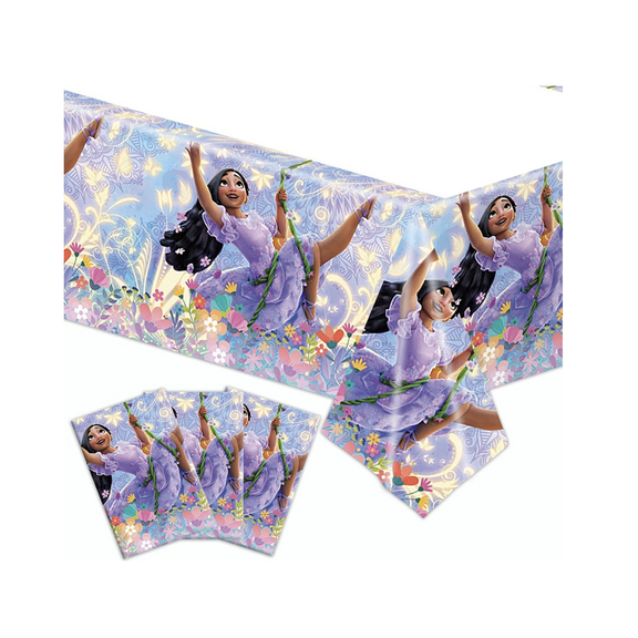 isabela tabelcloth 3pc Party kids decoration theme, cute party theme