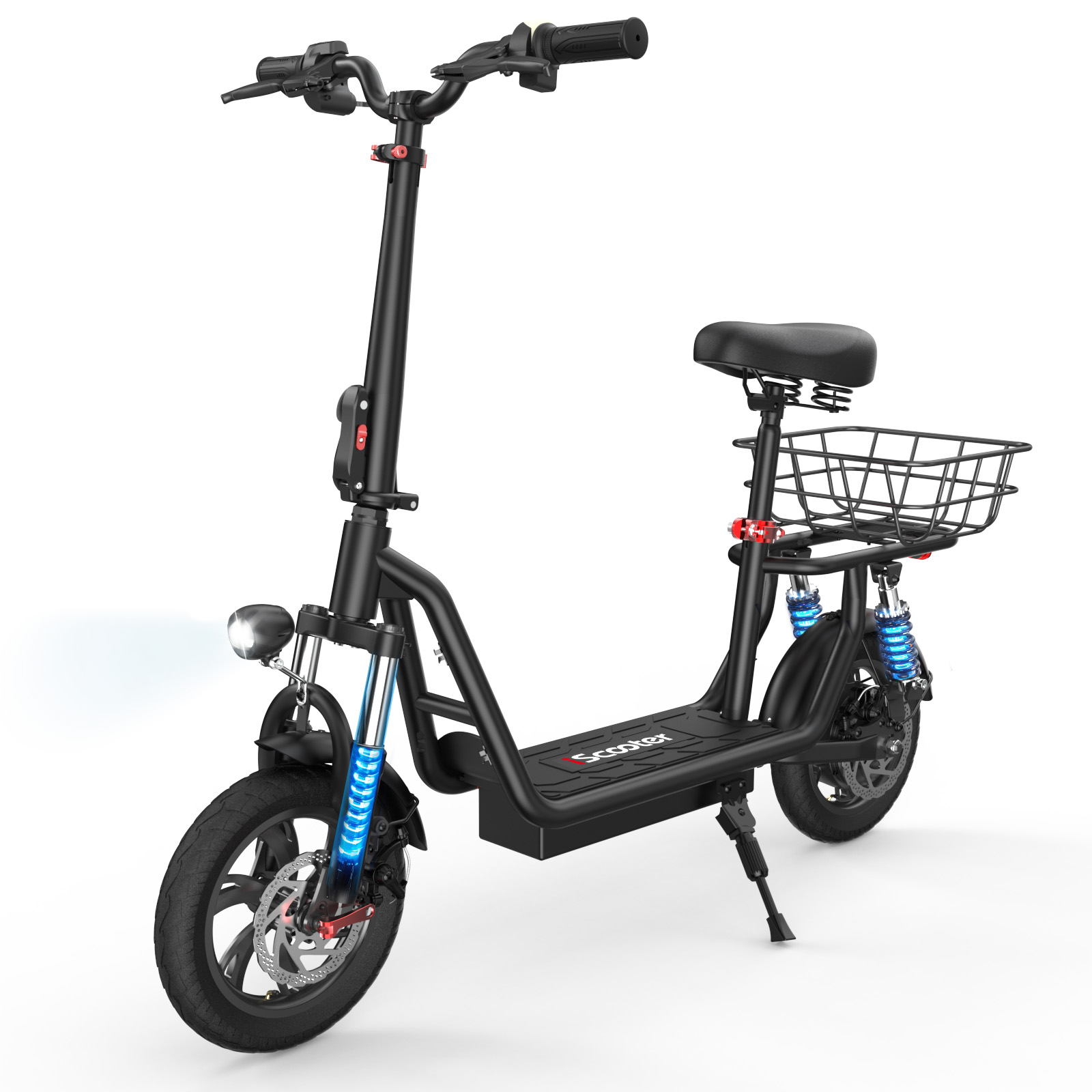 Caroma Lightweight Commuter Electric Scooter, 15.5 Mph & 20 Miles Range, 250W Motor Foldable