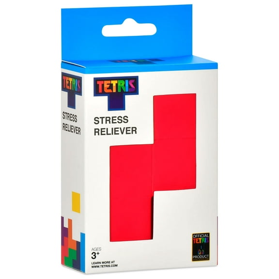 iscream Fizz Creations Tetris Squishy Stress Ball - Red Block