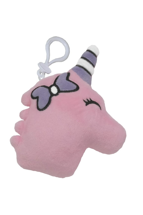 Fleecy Friend Mini Microbead Pillow Backpack Charm - Bubble Gum Scented Unicorn
