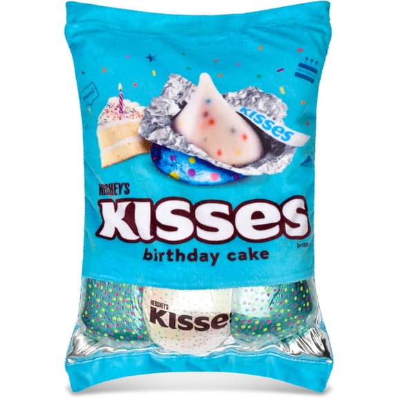 iscream Heshey's Kisses Birthday Cake packaging pillow