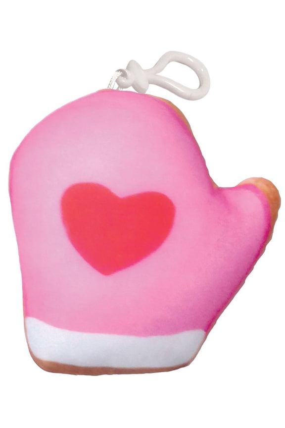 Holiday Cookies Mini Microbead Pillow Backpack Charm - Candy Scented Heart Mitten