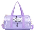 thumbnail image 1 of ishantech Kids 11" Waterproof Ballet Duffel Bag, Purple, 1 of 7