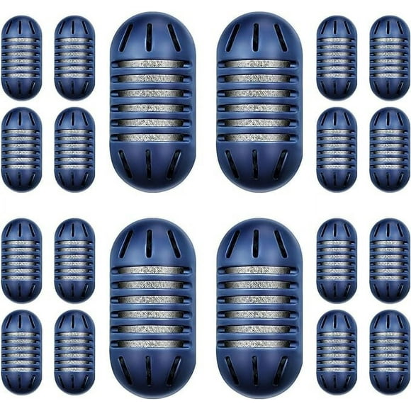 isinlive 16 Pack Demineralization Cartridge Compatible with HoMedics Ultrasonic Humidifiers, Filters Mineral Deposits, Prevents Hard Water Build-Up, Purifies Water, Eliminates White Dust and Odor