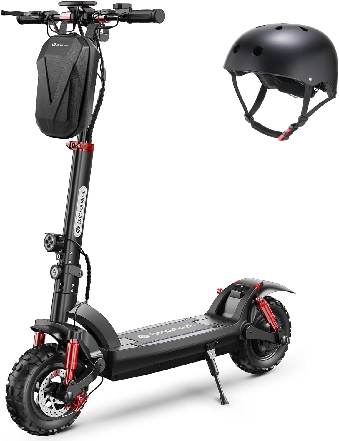 isinwheel GT2 Electric Scooter, 11" Off Road Tires, 800W Motor E