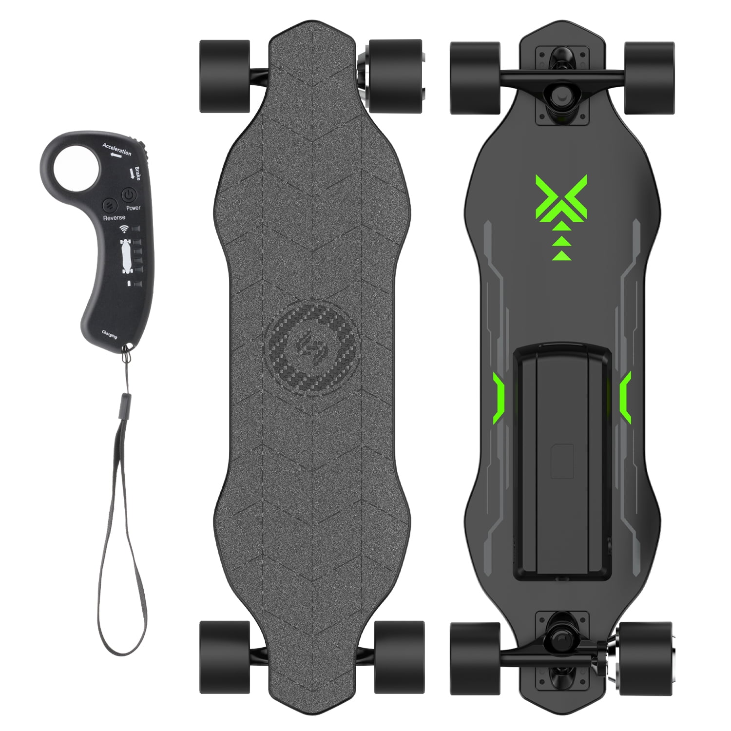 isinwheel V8 Electric Skateboard for Adults 800W with Remote, 2*400W