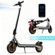 500W Electric Scooter for Adults Teens, Max 19 Miles Range 19 Mph, Portable Commuting Escooter, Smart APP Foldable E-Scooter, Cruise Control