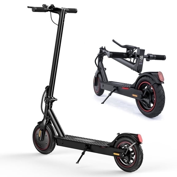 500W Peak Electric Scooter for Adults, Max 19mi Range 350W Escooter, 18mph 8.5in Tires Commuting E-Scooter, Cruise Control, Portable Folding Design, IW3