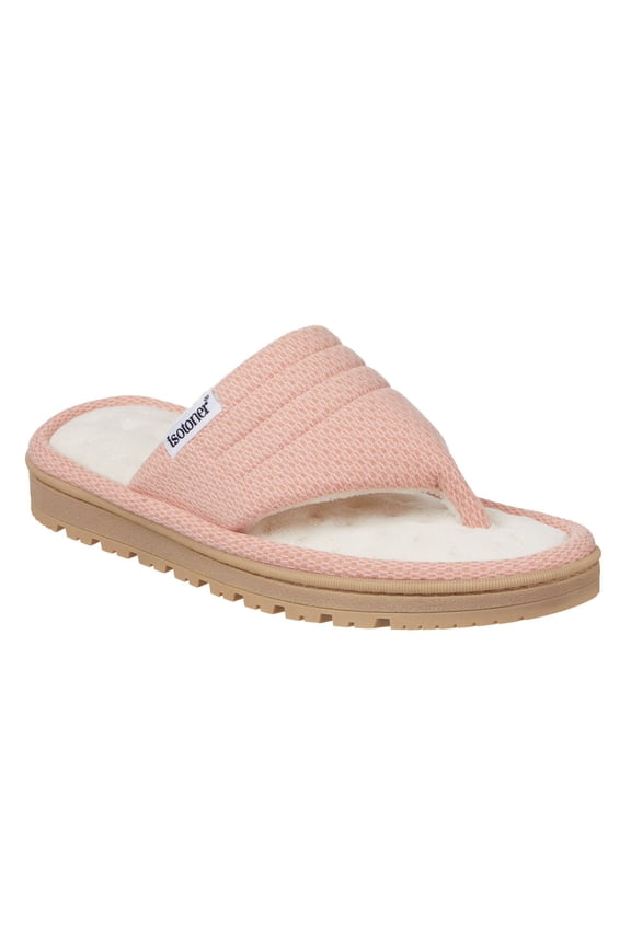 Active Women's Thong Slippers Color: Pink Clay Size: SMALL