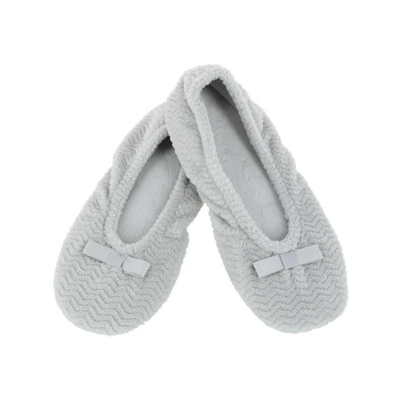 Isotoner  Chevron Microterry Ballerina Slipper (Women)