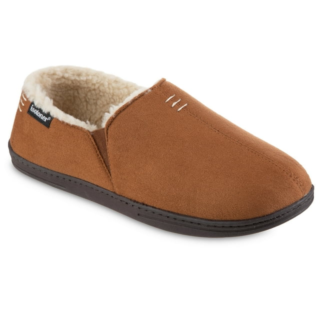 isotoner Men's Memory Foam Nigel Closed Back ECO Comfort Slippers