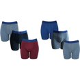 thumbnail image 1 of isotoner Mens Athletic Underwear - 6-Pack Stretch Athletic Boxer Briefs Training Breathable Athletic Fit No Fly, 1 of 1