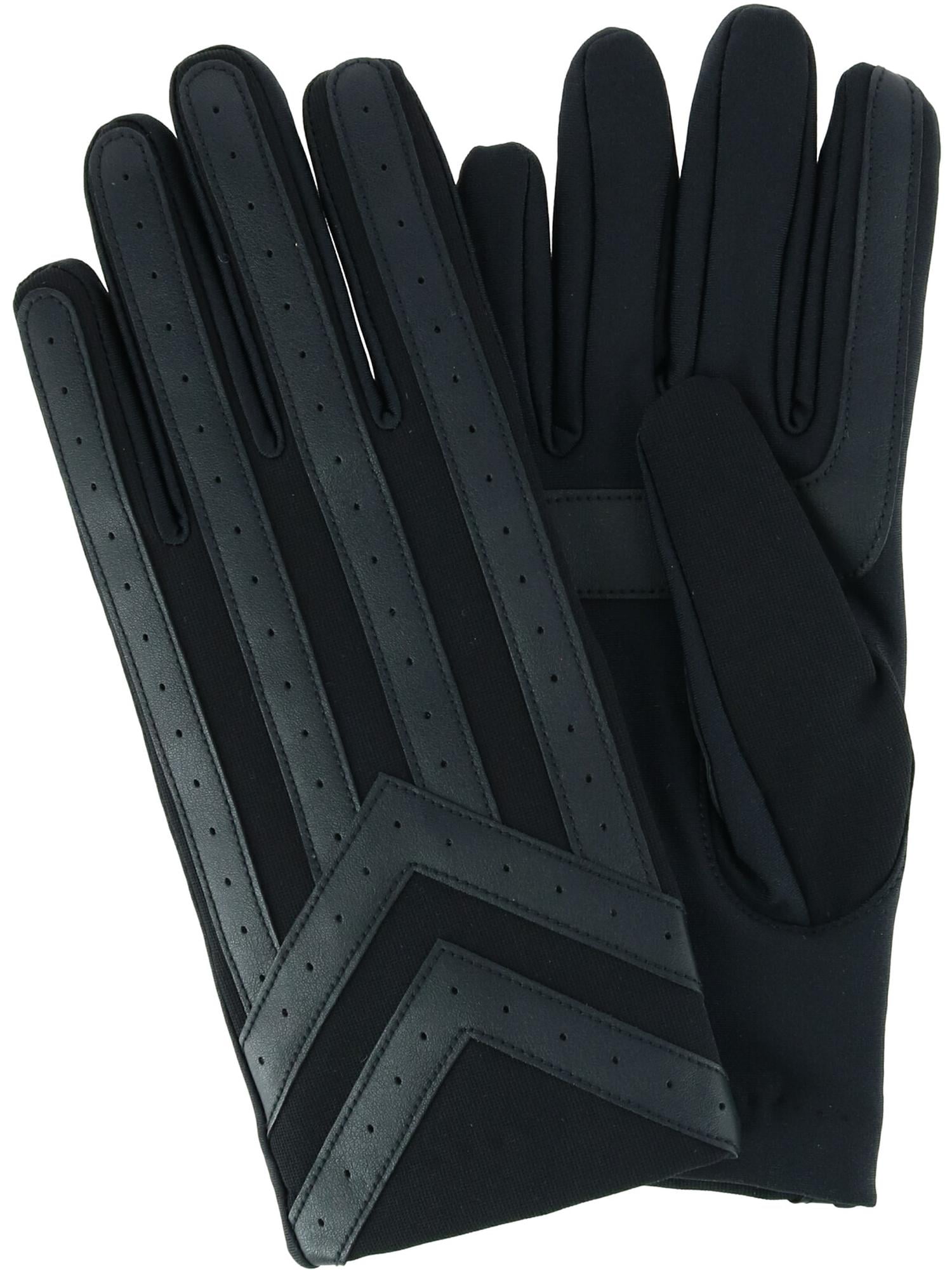 Isotoner Men's Heritage Woven Fleece Stretch Glove with Appliques
