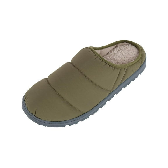 Isotoner  Crinkled Tech Puffer Hoodback Slipper (Men)