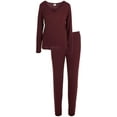 thumbnail image 1 of isotoner Sleepwear Womens Sleep Set - Super Soft Pajamas Long Sleeve and Pants Set Nightwear Sexy Sand, 1 of 3