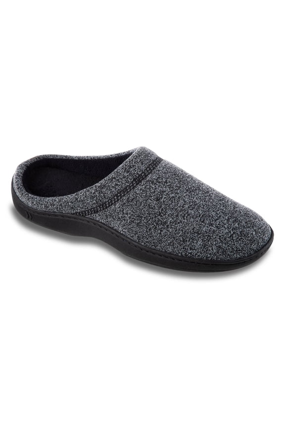 Space Dye Men's Clog Slippers Color: Black Size: MEDIUM